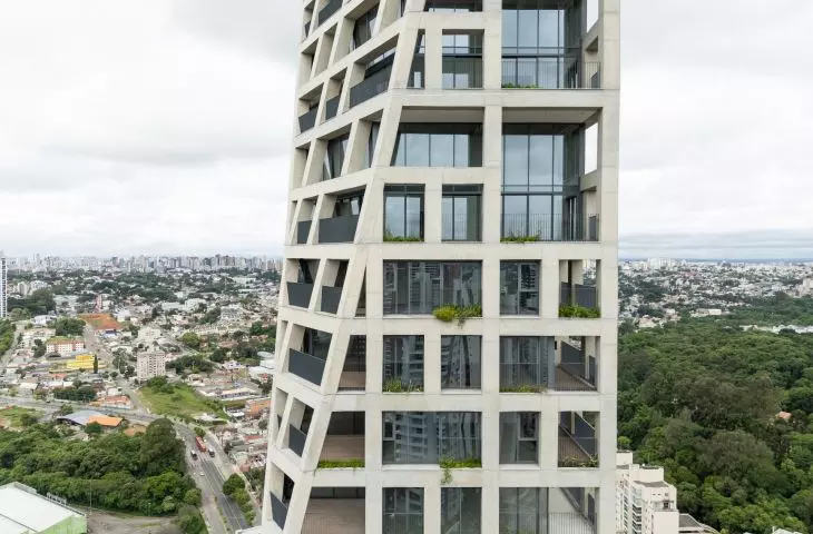 AGE 360 skyscraper in Curitiba, Brazil.