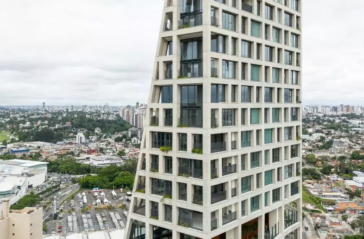 AGE 360 skyscraper in Curitiba, Brazil.