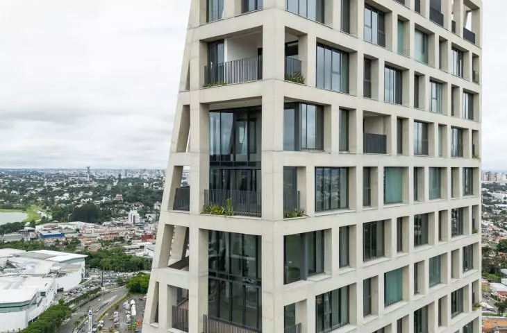 AGE 360 skyscraper in Curitiba, Brazil.
