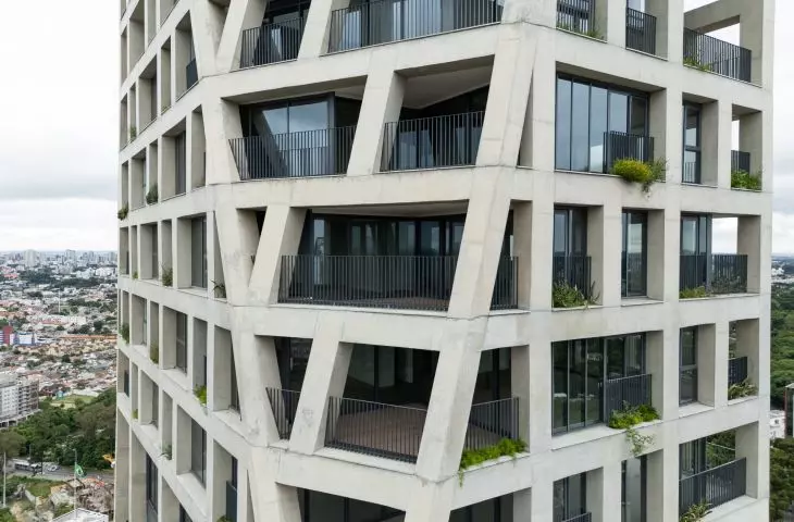 AGE 360 skyscraper in Curitiba, Brazil.