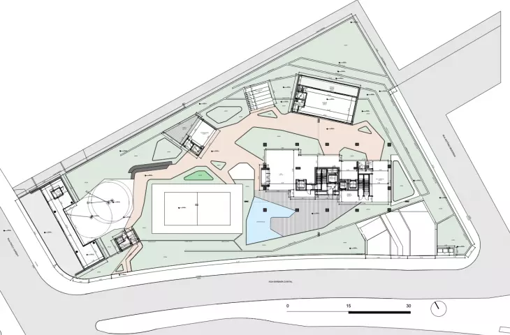 AGE 360 skyscraper in Curitiba, Brazil - plot plan 