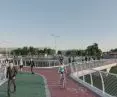 Visualization of the new footbridge