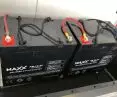 Autonomous gravity smoke and heat removal system - maintenance-free gel batteries