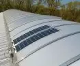 Autonomous gravitational smoke and heat removal system - photovoltaic panels