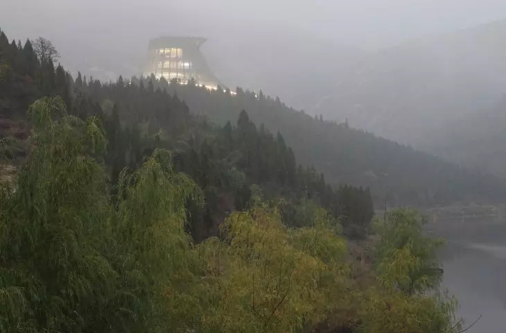Shaolin Flying Monk Theater - a view from afar