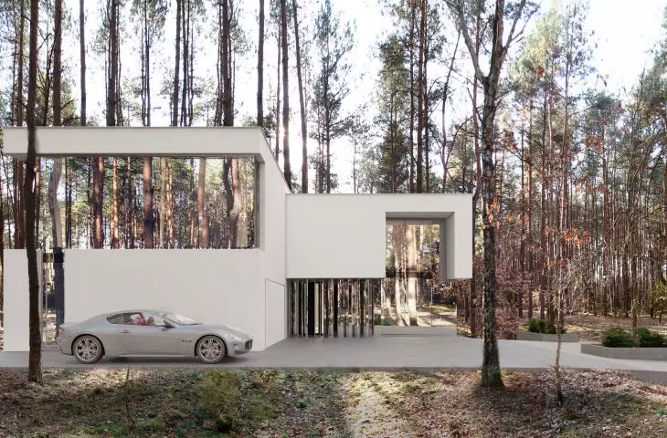 Are mirror houses really made of mirrors?