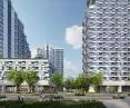 Kompleks mieszkaniowy Tencent P5 w Shenzhen – projekt zakłada 11 wież o wysokości od 57 do 100 metrów, rozmieszczonych wokół czterech dziedzińców tworzących centrum osiedla
