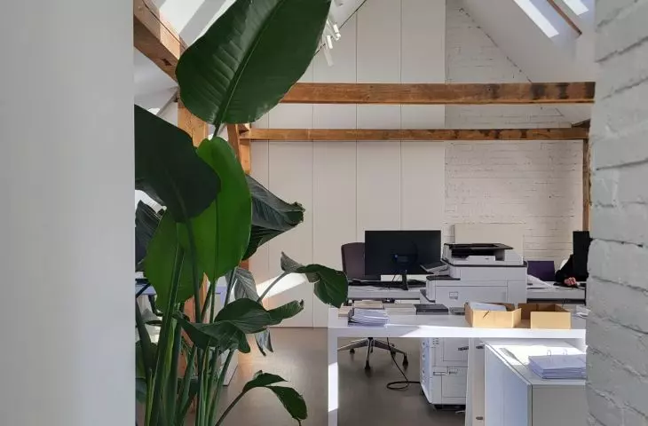 Interior of the studio
