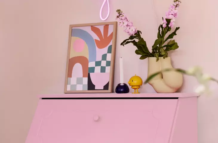 Interior in shades of Candy Pink 