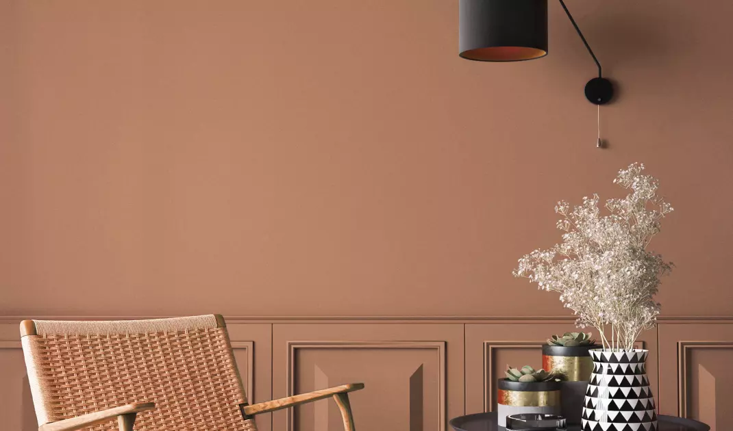 Color drenching to technika, w której kolor staje się głównym bohaterem wnętrza