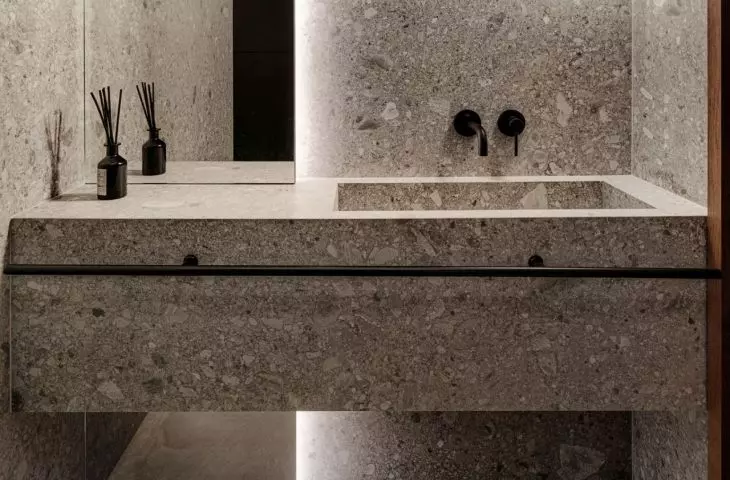 Bathroom next to son's room