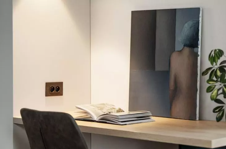 Interior design of a house for a family of four