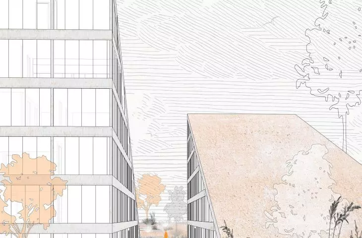 visualization - entrance area