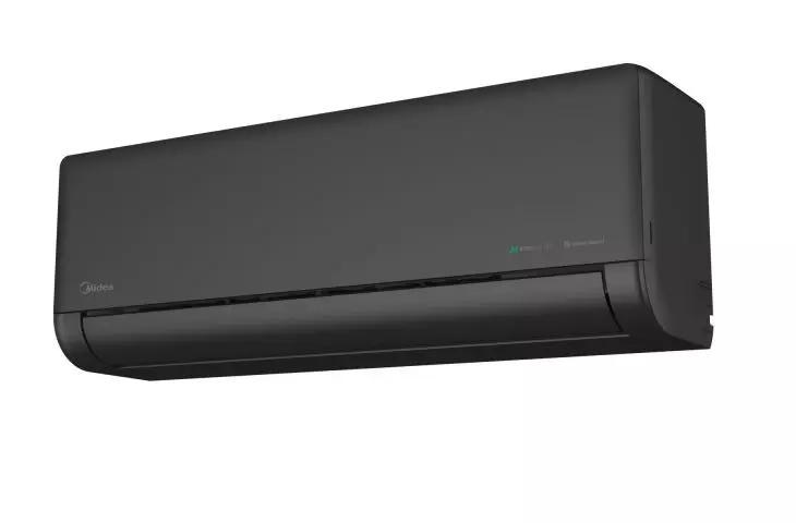 Midea Solstice AI EcoMaster, EZ2, charcoal gray left