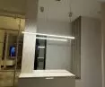 Nowoczesna lampa wisząca złota Led Line 