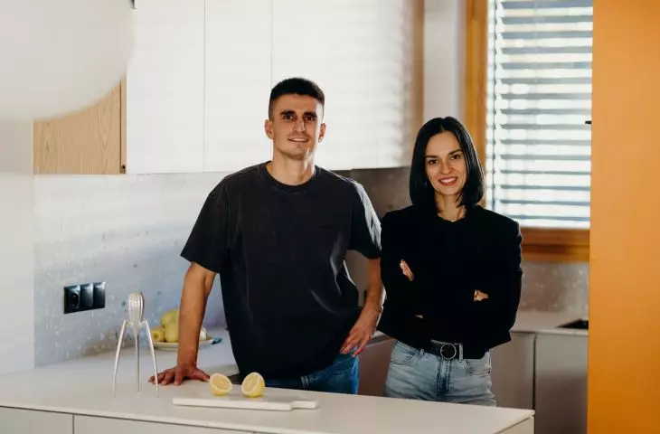 Wojciech Poziomka and Sara Tokarczyk of Smart Design Interiors studio.