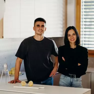 Wojciech Poziomka and Sara Tokarczyk of Smart Design Interiors studio.