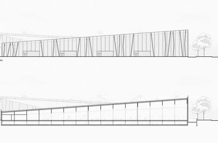 B-B section