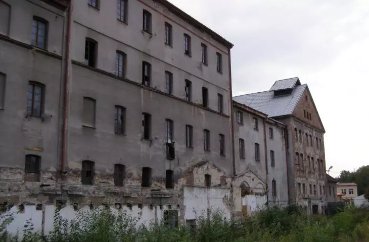 Młyn Szancera przed pożarem, 2012 rok