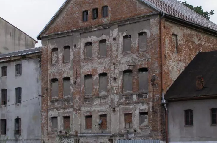 Młyn Szancera przed pożarem, 2012 rok