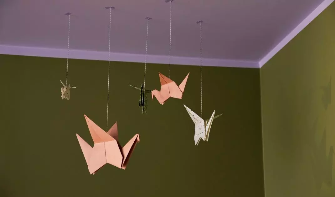 Delicate purple is the perfect choice for a child's room