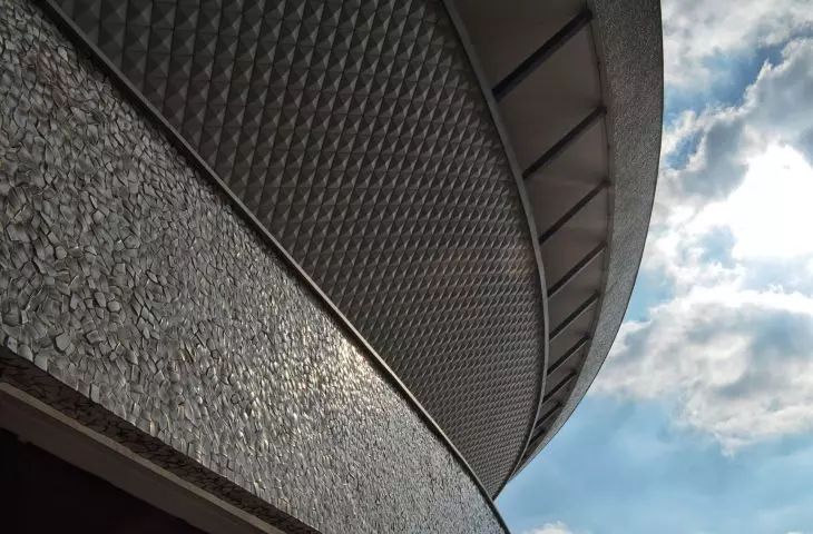 Detail of Katowice's Spodek