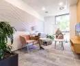 The company, wanting to reduce its carbon footprint as much as possible, decided to refurbish some of its furniture and purchase new recycled ones