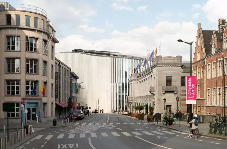 Nowa siedziba główna BNP Paribas Fortis przy Montagne du Parc w Brukseli