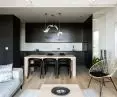 Anthracite color in a modern interior, proj.: TILLA Architects