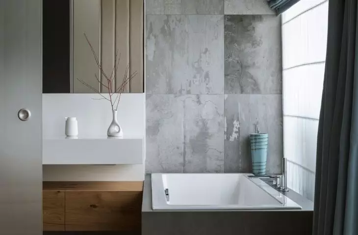 Anthracite color in a modern interior, proj.: TILLA Architects
