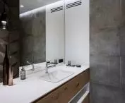 Anthracite color in a modern interior, proj.: TILLA Architects