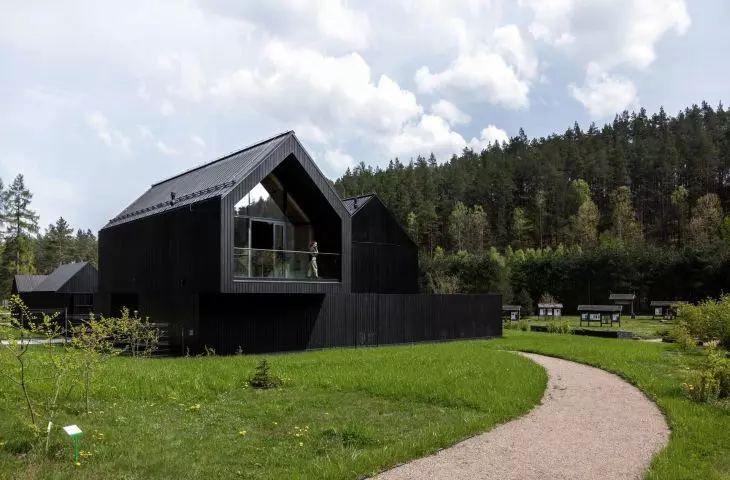 New buildings of the Forest Botanical Garden in Marszewo