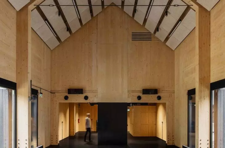 New buildings of the Forest Botanical Garden in Marszewo