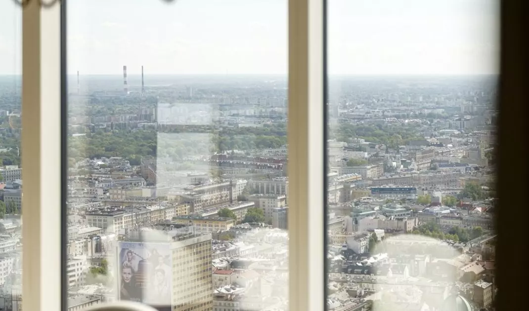 Wnętrze apartamentu przy ul. Złota 44 w Warszawie