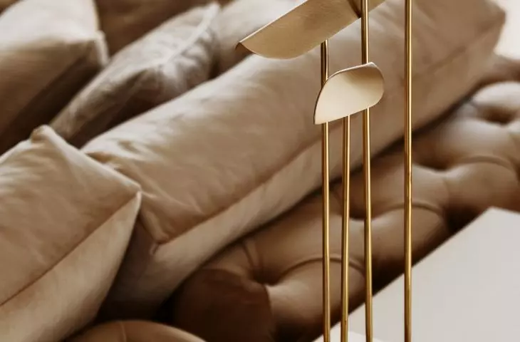 The interior of an apartment at Zlota 44 in Warsaw.