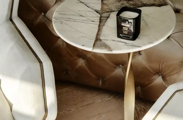The interior of an apartment at Zlota 44 in Warsaw.