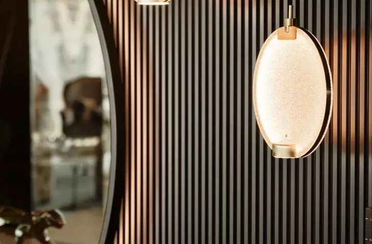 The interior of an apartment at Zlota 44 in Warsaw.
