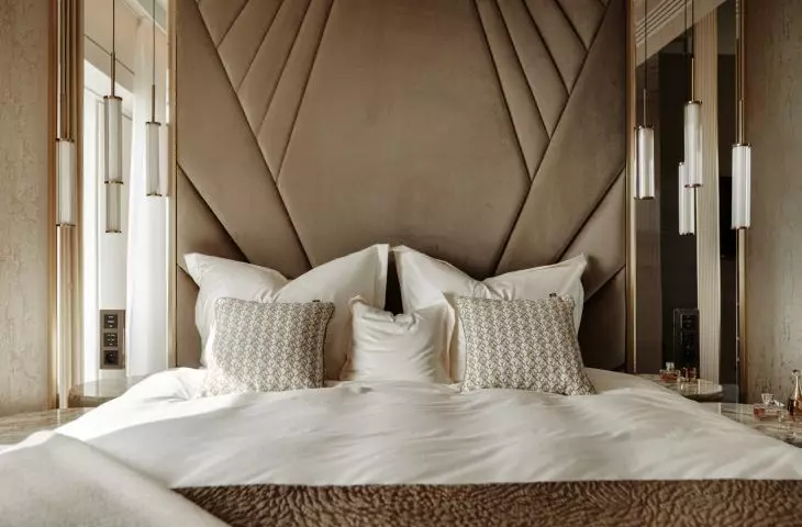 The interior of an apartment at Zlota 44 in Warsaw.