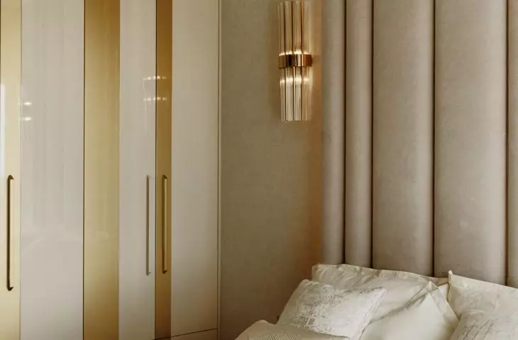 Interior of an apartment at Zlota 44 in Warsaw.