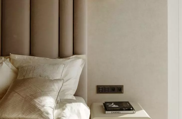 The interior of an apartment at Zlota 44 in Warsaw.