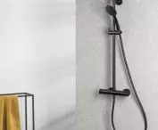Black or white in the bathroom? - Moza Black rainshower
