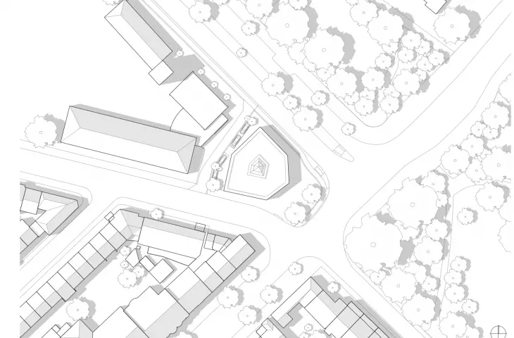 Budynek mieszkaniowy wielorodzinny 'Living on Hohentorsplatz' w Bremie – plan zagospodarowania przestrzennego 
