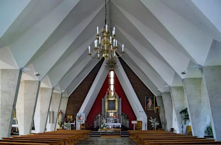 Interior of the church of St. Anthony of Padua in Krakow.