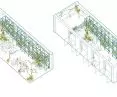 Reconstruction of the Green Room - cross-section