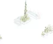 Przebudowa Sali Zielonej - niecki z roślinami i wodą