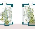 Reconstruction of the Green Room - cross-section 