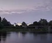 Hyparschale in Magdeburg - view from the Elbe side