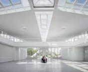 Hyparschale in Magdeburg - interior view 