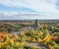 View of Leipzig and the Monument to the Battle of the Nations