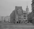 Reichsstraße in Leipzig in 1952 - view of Deutrichs Hof and Riquethaus